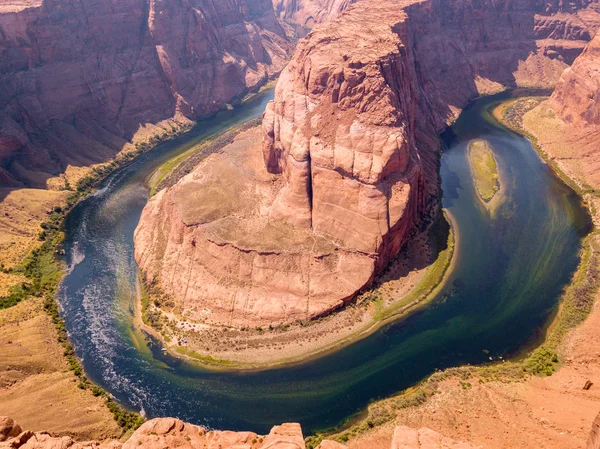 Colorado River Horse Shoe Bend durante el atardecer — Foto de Stock