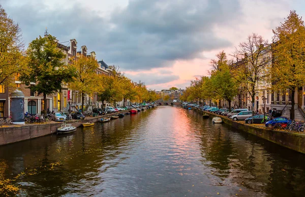 암스테르담 보기입니다 시간입니다 배와가의 놀라운 보라색 — 스톡 사진