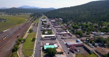 Williams, Arizona şehir merkezinde görünümünü