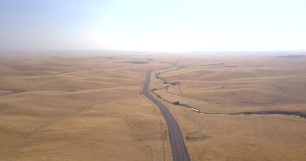 Letecký Pohled Kukuřičném Poli Krajině Kalifornii Usa — Stock video