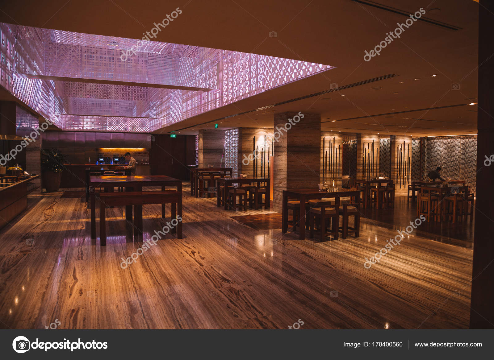 Dark Luxury Hotel Interior Design Classic Furniture Grand