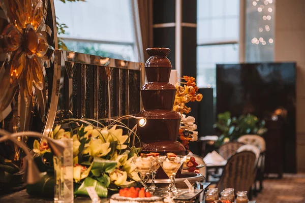 Odpolední Čajový Obřad Anglická Tradiční Čaj Zákusky Občerstvení Nóbl Luxusní — Stock fotografie
