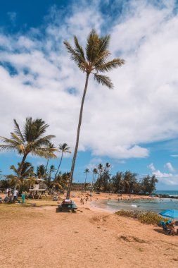Kauai ruhu Usa Hawaii Adası Plajı'nda şaşırtıcı. 10 Nisan 2017.