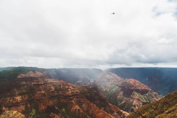 Incroyable Grand Canyon Sur Île Kauai Hawaï — Photo