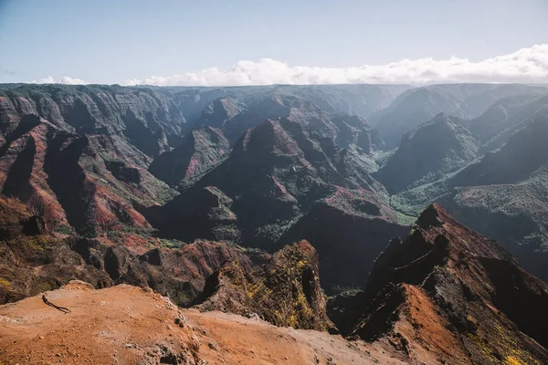 Удивительный Великий Каньон Острове Кауаи Гавайи — стоковое фото