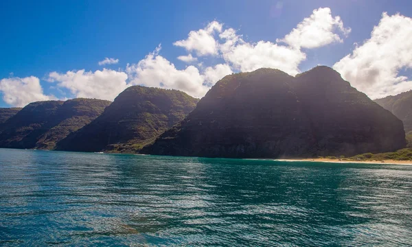 Bella Vista Sulle Spettacolari Scogliere Della Costa Pali Sull Isola — Foto Stock