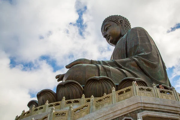 Tian Tan Βούδα Μεγάλος Βούδας Του Κόσμου Ψηλότερο Εξωτερική Καθήμενων — Φωτογραφία Αρχείου