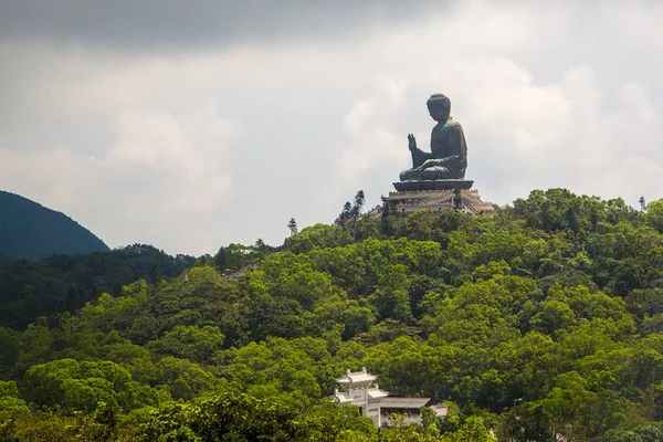 Tian Tan Buddha Big Buddha World Tallest Outdoor Seated Bronze Royalty Free Stock Photos
