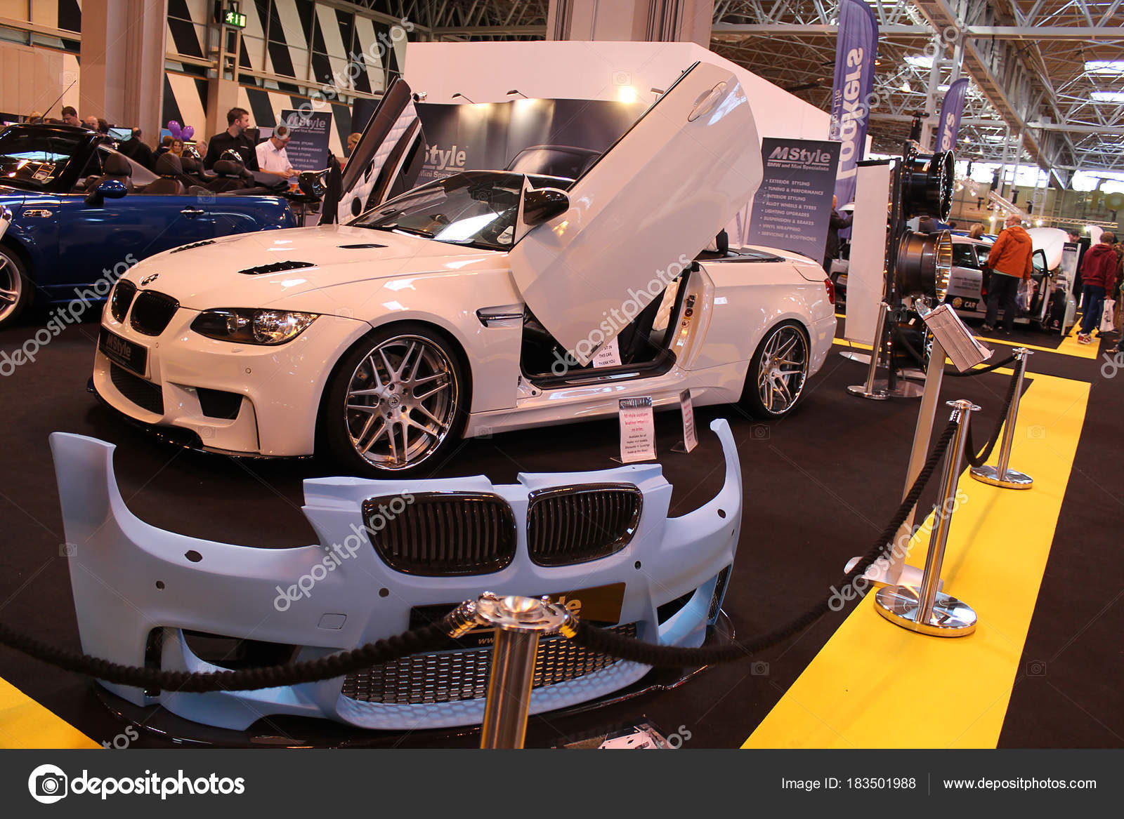 Birmingham October 2012 Bmw Tuning Cars Display Top Gear Car Stock