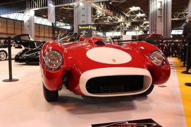 Birmingham, İngiltere - 10 Ekim 2012: Araç Top Gear araba show Fuarı nda ekranda. 