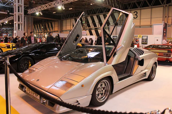 Birmingham Royaume Uni Octobre 2012 Voiture Classique Lamborghini Exposée Salon — Photo