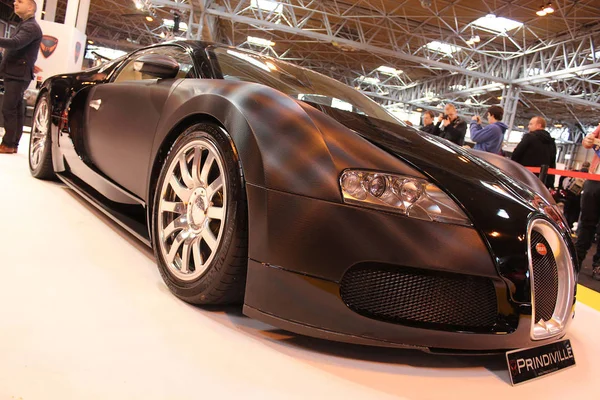 Birmingham Octobre 2012 Bugatti Veyron Salon Top Gear Birmingham Royaume — Photo