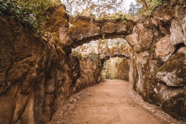 The Regaleira Sintra, Portekiz'de bulunan Palace (Quinta da Regaleira) mimari unsurları