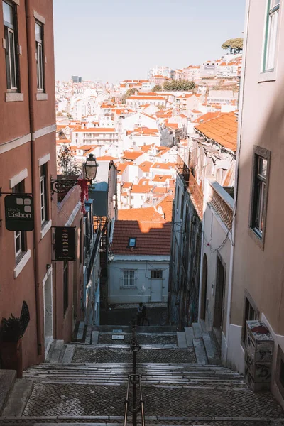 Λισαβόνα Πορτογαλία Αυγούστου 2017 Παλιά Πόλη Της Λισαβόνας Όμορφο Παλιό — Φωτογραφία Αρχείου