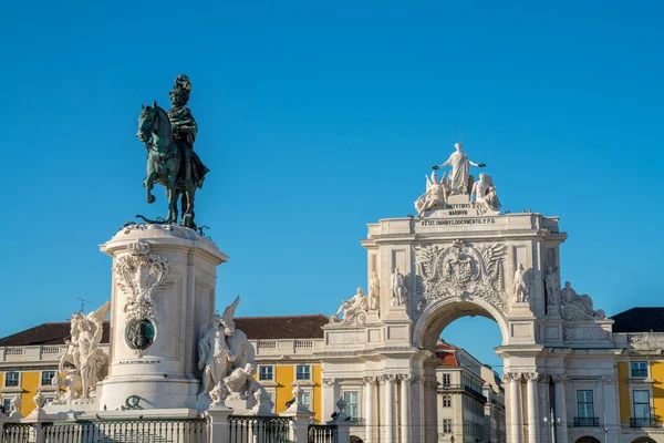 Lisboa Portugal Septiembre 2017 Arco Rua Augusta Monumento Histórico Triunfal — Foto de Stock