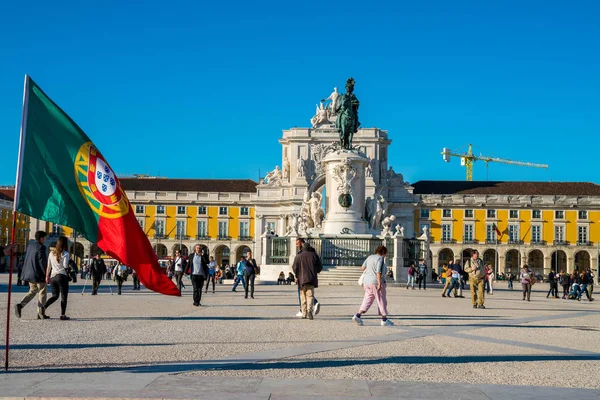 Lisboa Portugal Septiembre 2017 Arco Rua Augusta Monumento Histórico Triunfal — Foto de Stock