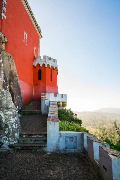 Pena Palace Sintra Portugal View Sintra City Different Building Amazing — Stock Photo, Image
