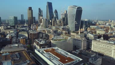 Londra iş bölgesine ve London city 