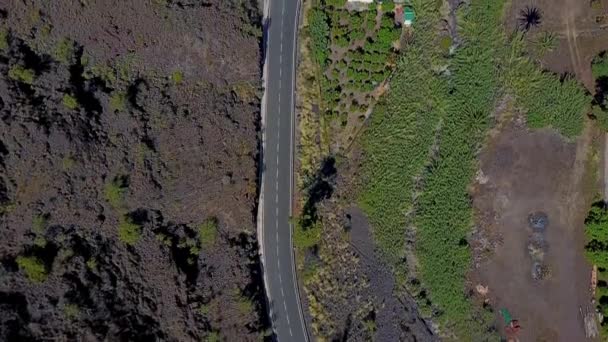 Vackra Flygfoto Över Playa Amadores Bukten Med Andra Klippor Stranden — Stockvideo