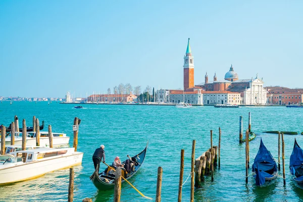 Venetië Italië April 2018 Prachtige Venetië Smalle Grachten Met Veel — Stockfoto