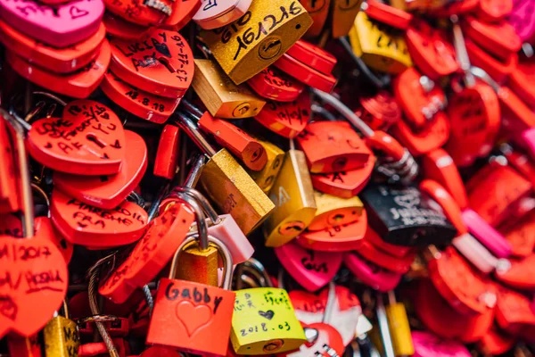 Vérone Italie Avril 2018 Quartier Roméo Juliette Avec Cadenas Amour — Photo