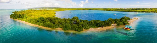 Zdjęcie Lotnicze Piękny Raj Malediwy Tropikalnej Plaży Wyspie Koncepcję Wakacji — Zdjęcie stockowe