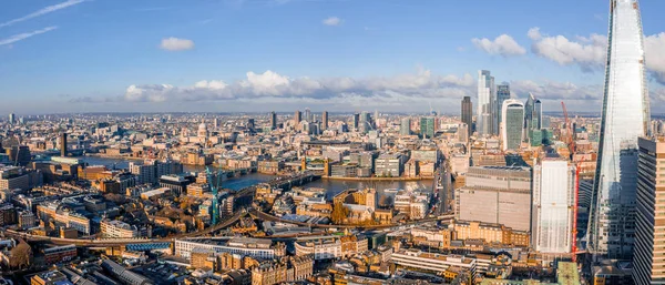 Impresionante Vista Londres Desde Arriba Distrito Ciudad Londres Tower Bridge —  Fotos de Stock