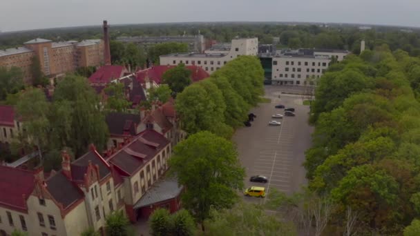 Paula Stradina Kliniska Universitates Slimnica Universitair Ziekenhuis Pauls Stradins Nieuw — Stockvideo