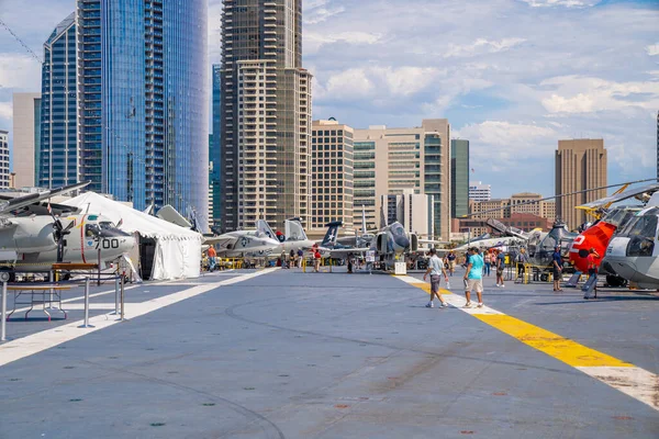 San Diego California Usa Juni 2019 Uss Midway Carrier Museum — Stockfoto