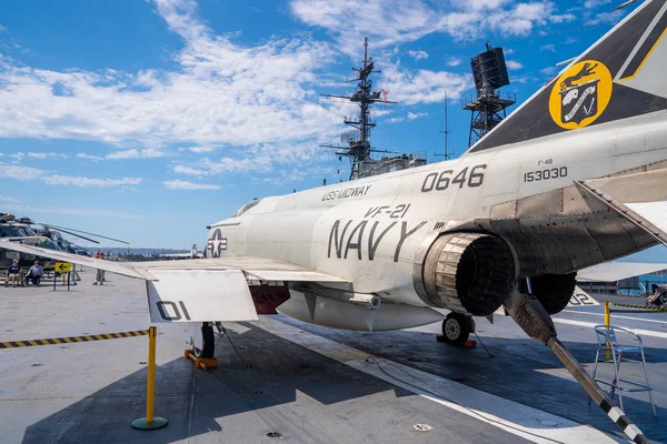 San Diego California Eua Junho 2019 Uss Midway Carrier Museum — Fotografia de Stock