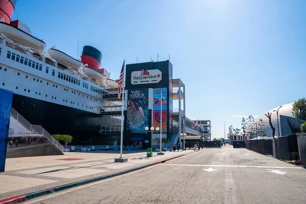 Long Beach May 2019 Rms Queen Mary Океанський Лайнер Який — стокове фото