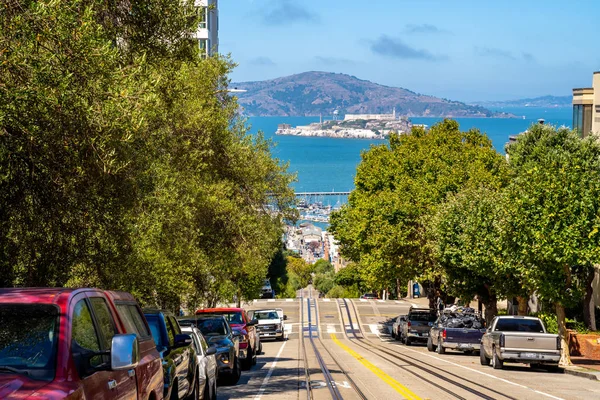 São Francisco Eua Maio 2019 San Francisco Hyde Street Cable — Fotografia de Stock