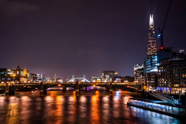 伦敦城市天际线全景 — 图库照片