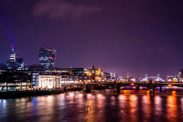 Vista Panorámica Del Horizonte Ciudad Londres — Foto de Stock