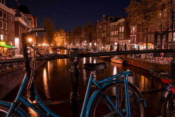 Amsterdam Países Bajos Mayo 2019 Vista Nocturna Del Barrio Rojo — Foto de Stock