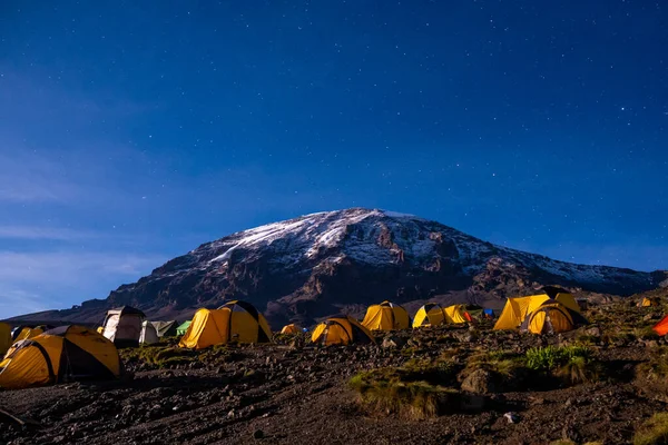 Panoramautsikt Över Kilimanjaro Tanzania Vackert Berg Afrika — Stockfoto