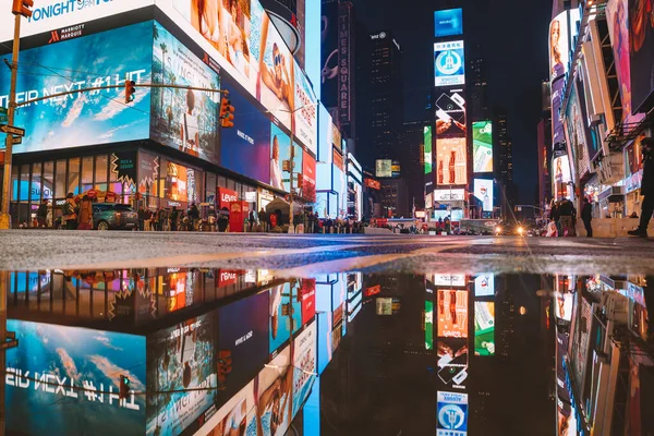 New York City Maj 2019 Times Square Trängsel Och Trafik — Stockfoto