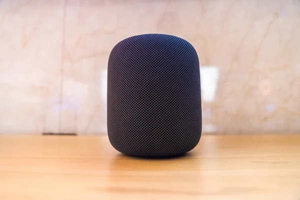 New York Usa May 2019 Apple Homepod Assistant Siri Voice — стокове фото