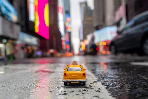 Nova Iorque Eua Maio 2019 Modelo Táxi Antigo Vintage Centro — Fotografia de Stock