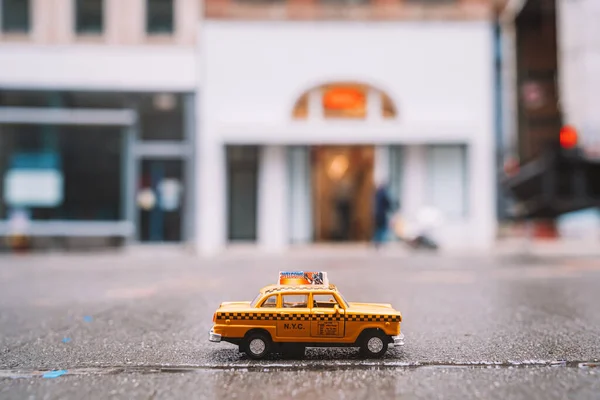 New York Abd Mayıs 2019 Model Taksi Arabası Casey Neistat — Stok fotoğraf