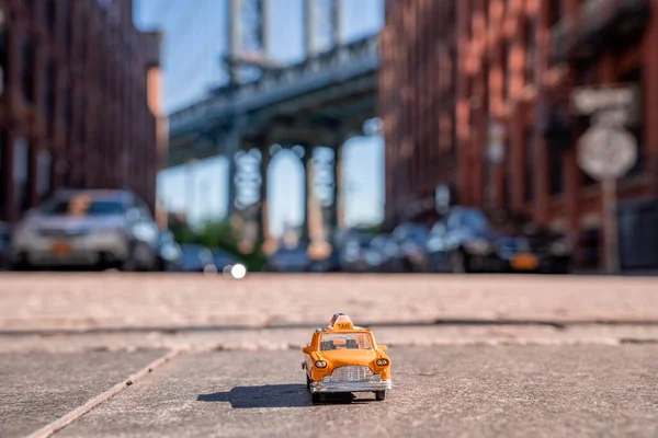 Nova Iorque Eua Maio 2019 Modelo Táxi Estacionado Rua Washington — Fotografia de Stock