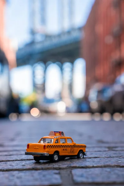 Nova Iorque Eua Maio 2019 Modelo Táxi Estacionado Rua Washington — Fotografia de Stock