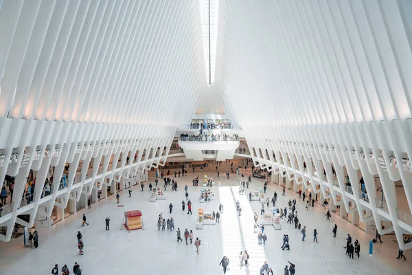 New York Usa Května 2019 World Trade Center Transportation Hub — Stock fotografie