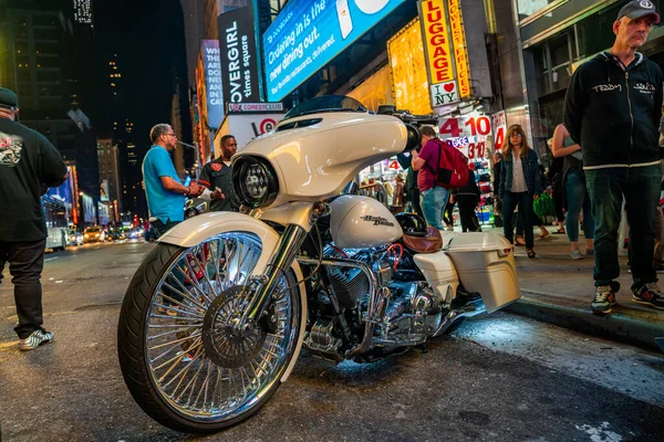 Manhattan New York Usa Mai 2019 Eine Gruppe Motorrad Fahrrad — Stockfoto