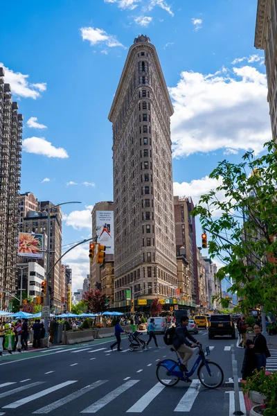 New York City Usa Maj 2019 Platt Järnfasad Första Skyskraporna — Stockfoto
