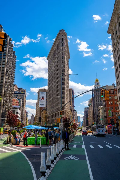 New York City Usa Maj 2019 Platt Järnfasad Första Skyskraporna — Stockfoto