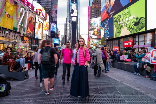 New York Usa Maj 2019 Sexig Tjej New York City — Stockfoto