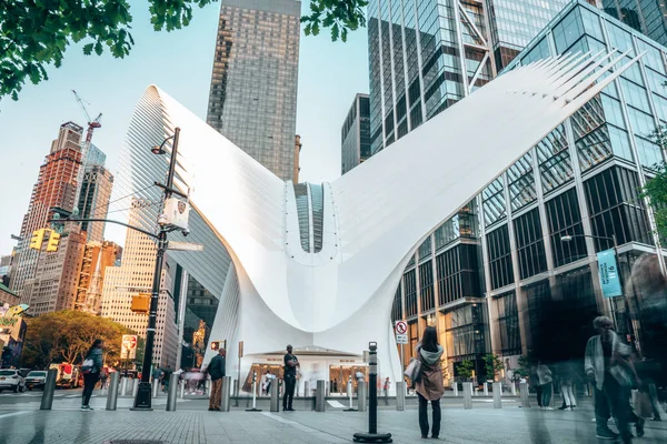 New York Usa Mars 2020 Utsikt Över Oculus Arkitektur Detaljer — Stockfoto