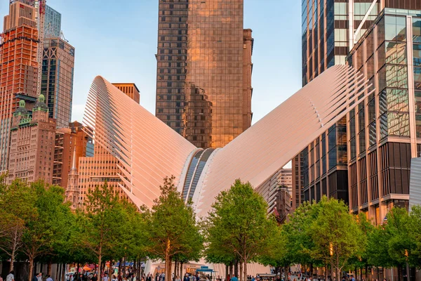 New York Usa Mars 2020 Utsikt Över Oculus Arkitektur Detaljer — Stockfoto