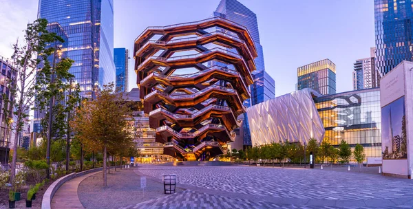 New York City Usa Augusti 2019 Fartyget Hudson Yards Offentliga — Stockfoto